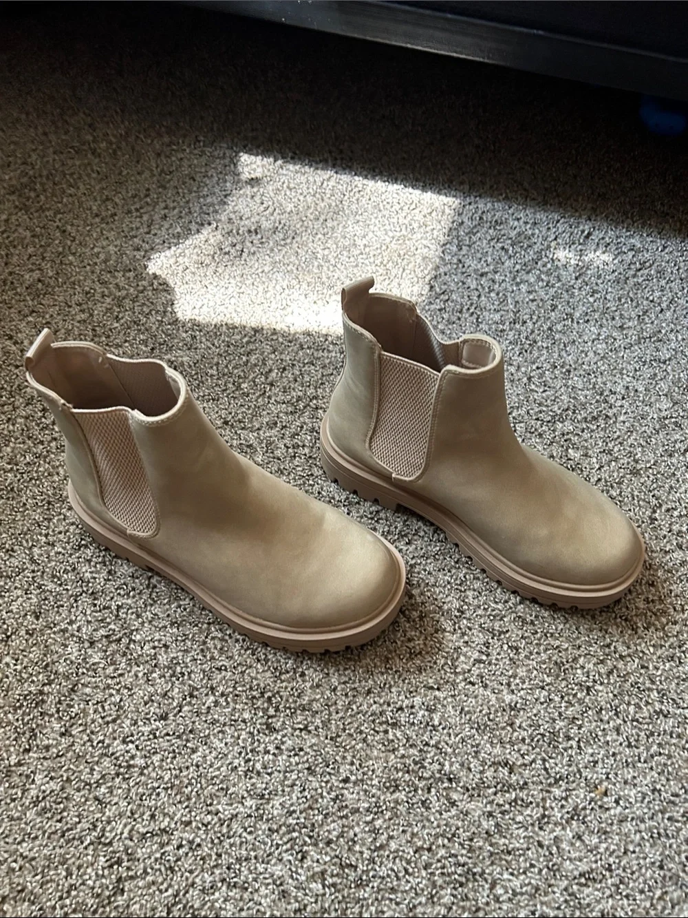 Soda Kids Chelsea Boots - Beige Tan